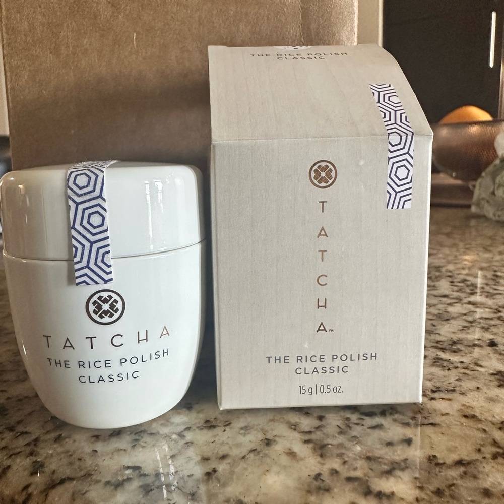 SOLD - Tatcha Rice Polish Classic in Elegant White Box